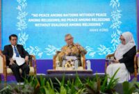Dubes RI untuk Vatikan, Michael Trias Kuncahyono saat menjadi keynote speaker dalam the 10th ICoSI UMY 2026
