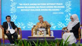 Dubes RI untuk Vatikan, Michael Trias Kuncahyono saat menjadi keynote speaker dalam the 10th ICoSI UMY 2026