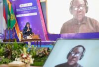 Foto keynote speeach UMYGrace 2026,  Desmond Osaretin Oriakhogba, Ph.D., Associate Professor dari University of the Western Cape, Afrika Selatan