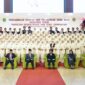 Foto bersama mahasiswa Profesi Ners UMY yang baru saja diambil sumpahnya bersama pimpinan UMY, FKIK UMY, Majelis Diktilitbang PP Muhammadiyah, dan PPNI
