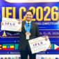 Foto mahasiswa Manajemen UMY, M. Riko Yudianto yang meraih penghargaan dalam International Future Leader Competition 2026

