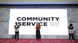 Kegiatan pembukaan Community Service #3 yang diselenggarakan oleh FKG UMY di Temanggung