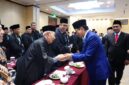 Menteri Agama Nasaruddin Umar saat melantik tujuh Dewan Pengawas dan 155 Dewan Hakim MTQ Nasional XXXI Tahun 2026 di Semarang, Jawa Tengah, Sabtu (12/9/2026). (Humas Kemenag)