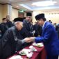 Menteri Agama Nasaruddin Umar saat melantik tujuh Dewan Pengawas dan 155 Dewan Hakim MTQ Nasional XXXI Tahun 2026 di Semarang, Jawa Tengah, Sabtu (12/9/2026). (Humas Kemenag)