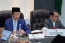Menteri Agama Nasaruddin Umar saat menyampaikan arahan dalam Rapat Rutin Internal Kementerian Agama di Jakarta, Selasa (15/9/2026). (Kemenag)