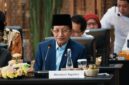 Menteri Agama Nasaruddin Umar Nasaruddin berbicara dalam Rapat Tingkat Menteri tentang Perluasan Perlindungan Sosial dan Rencana Implementasi 2027 di Jakarta, Rabu (30/9/2026). (Humas Kemenag)