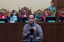 Mantan Menteri Pendidikan, Kebudayaan, Riset, dan Teknologi Nadiem Anwar Makarim menerima pengutangdn hukuman dalam perkara korupsi pengadaan laptop Chromebook dan CDM. (Jennus)