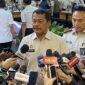 Direktur Jenderal Pemasyarakatan Mashudi menyampaikan keterangan dalam rapat dengar pendapat dengan Komisi XIII DPR RI di kompleks parlemen Senayan Jakarta, Senin (28/9/2026). (Jennus)