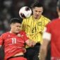 Skor 0-0 diraih Indonesia dalam situasi sulit setelah bermain dengan 10 pemain selama lebih dari separuh pertandingan lawan Malaysia. (Jennus)
