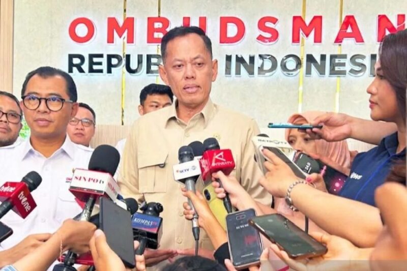Kepala Badan Pengendalian Pembangunan dan Investigasi Khusus (Bappisus) Aries Marsudiyanto memberikan keterangan dalam konferensi pers di Jakarta, Selasa (29/9/2026). (Jennus)