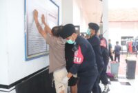 Petugas Lapas Kelas IIA Serang menggeledah warga binaan dan memeriksa barang bawaan dalam rangkaian Razia Gabungan yang digelar secara menyeluruh di seluruh blok hunian.