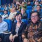 Ketua SMSI Pusat Firdaus berfoto bersama Ketua Beijing Security and Protection Industry Association (BSPIA) yaitu Zhang Ying.