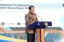 Menteri Dalam Negeri Muhammad Tito Karnavian menyampaikan sambutan pada Apresiasi Pemerintah Daerah Berprestasi 2026 Batch II Regional Papua di Jakarta, Senin (28/9/2026).
