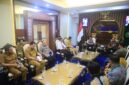 H. Herman Deru menerima kunjungan kerja jajaran pimpinan Bank Mandiri Region II/Sumatera 2 yang dipimpin Regional CEO baru, Sri Dono Indarto, di Ruang Tamu Gubernur Sumsel