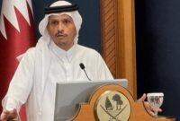 Perdana Menteri sekaligus Menteri Luar Negeri Qatar, Sheikh Mohammed bin Abdulrahman Al Thani. (AP Photo)