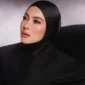 Penampilan Syahrini sebelum kembali ke panggung lewat event Pestapora. (Jennus)