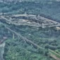 Komplek Lembaga Pemasyarakatan (Lapas) kelas IIA Cibinong, Kabupaten Bogor diambil dari pemotretan di atas pesawat. (DDN)