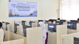 Sebanyak 15.599 siswa mengikuti Olimpiade Madrasah Indonesia (OMI) bidang sains tingkat provinsi yang digelar serentak pada 5–6 Oktober 2026. (Humas Kemenag)