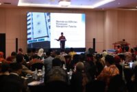 Menteri Agama Nasaruddin Umar saat membuka Rapat Koordinasi Implementasi Manajemen Talenta ASN yang diselenggarakan Biro Sumber Daya Manusia Sekretariat Jenderal Kementerian Agama di Jakarta, Kamis (8/10/2026). (Humas Kemenag)