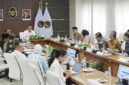 Rapat Tingkat Menteri Koordinasi Tindak Lanjut Penguatan Kebijakan Pendidikan Nasional di Kantor Kementerian Koordinator Bidang Pembangunan Manusia dan Kebudayaan (Kemenko PMK), Jakarta, Rabu (14/10/2026). (Kemenag)