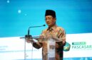 Menteri Agama Nasaruddin Umar berbicara saat membuka The Second Global Conference on Waqf Development 2026 di Jakarta, Kamis (15/10/2026). (Kemenag)