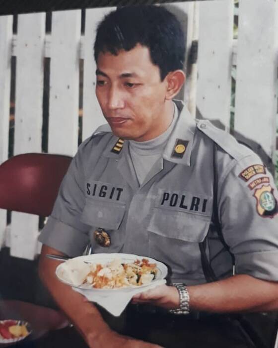 Foto lawas Listyo Sigit Prabowo saat masih berpangkat kapten polisi. (Istimewa)