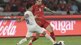 Setelah bermain imbang 2-2 pada waktu normal, Indonesia akhirnya mengalahkan Thailand pada babak perpanjangan waktu 4-2 melalui adu penalti. (Jennus)