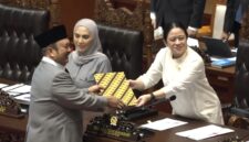 RUU Satu Data Indonesia disahkan menjadi UU dalam Rapat Paripurna Ke-9 DPR Masa Persidangan I Tahun Sidang 2026–2027 di Gedung DPR, Jakarta, Selasa (6/10/2026). (Jennus)