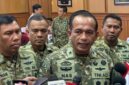 Kepala Pusat Penerangan TNI Mayjen TNI Muhammad Nas beserta jajaran. (Jennus)