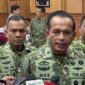 Kepala Pusat Penerangan TNI Mayjen TNI Muhammad Nas beserta jajaran. (Jennus)