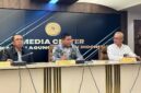 Juru Bicara MA Heru Pramono menyampaikan keterangan dalam konferensi pers di Jakarta, Senin (12/10/2026). (jennus)