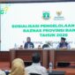 Achmad Dimyati Natakusumah menyampaikan sambutan dan arahan pada acara Sosialisasi Pengelolaan Zakat, Infak, dan Sedekah (ZIS) serta Dana Sosial Keagamaan Lainnya