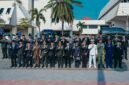 Marindo Kurniawan foto bersama jajaran Forkopimda dan pejabat di lingkungan Pemprov Lampung di tangga gedung utama usai pelaksanaan Upacara Peringatan Hari Kesaktian Pancasila Tahun 2026
