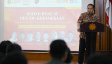 Dr. King Faisal Sulaiman, S.H., LL.M., selaku penulis buku Mazhab UMY: Purifikasi Paradigma Sistem Hukum Pancasila Menuju Keadilan Hukum Berkemajuan