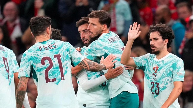 Tanpa Ronaldo, Portugal tetap mampu mencetak empat gol. Joao Cancelo, Goncalo Ramos, Vitinha, dan Joao Felix menjadi penentu kemenangan Selecao. (Reuters)