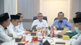 Rapat Pembahasan Rencana Aksi Stranas PK pada Kementerian Agama Tahun 2027–2028 di Jakarta, Kamis (1/10/2026). (Humas Kemenag)